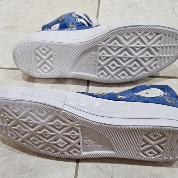 Chuck Taylor  golden state warriors converse shoes - Picture 3 of 3